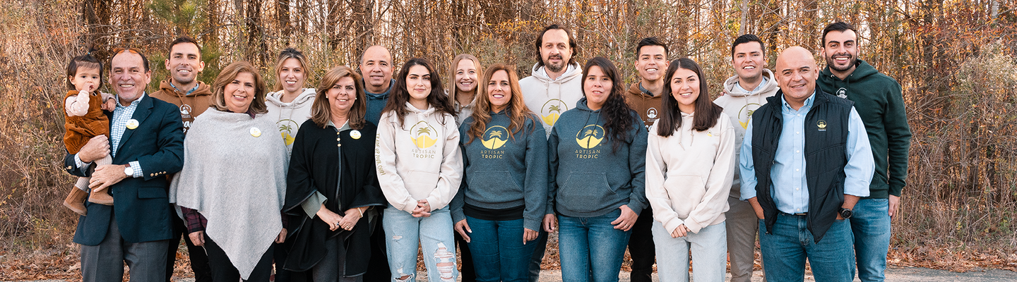Picture of entire Artisan Tropic Team